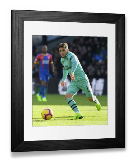 Framed Print : Lucas Torreira's Brilliant Midfield Performance: Arsenal Overpowers Crystal Palace in Premier League 2018-19 Framed Print : Lucas Torreira's Brilliant Midfield Performance: Arsenal Overpowers Crystal Palace in Premier League 2018-19