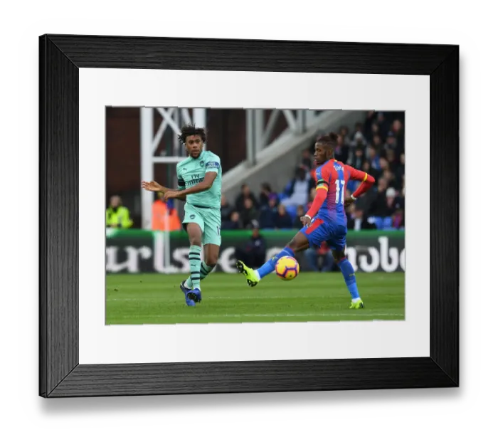 Framed Print : Clash at Selhurst Park: Iwobi vs. Zaha - A Premier League Battle