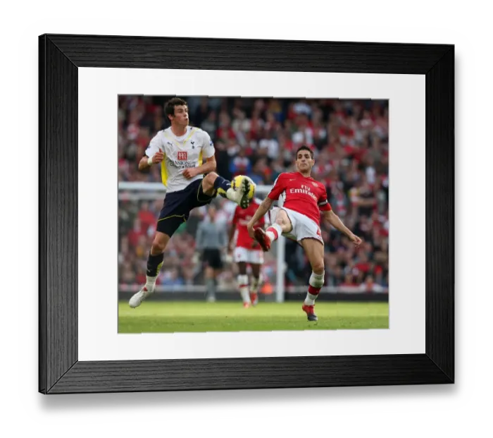 Framed Print : Cesc Fabregas (Arsenal) Gareth Bale (Tottenham) Framed Print : Cesc Fabregas (Arsenal) Gareth Bale (Tottenham)