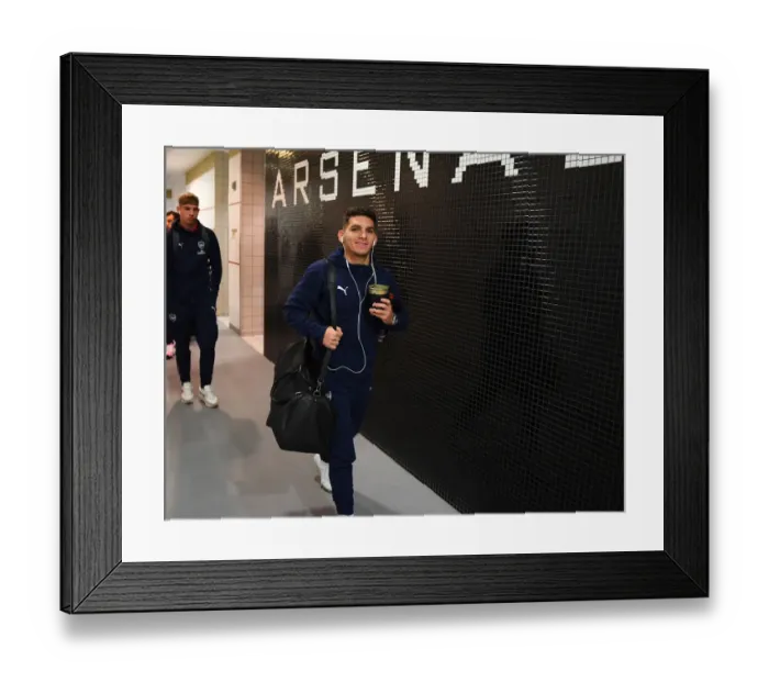Framed Print : Lucas Torreira in Arsenal Changing Room before Arsenal vs Blackpool, Carabao Cup 2018-19 Framed Print : Lucas Torreira in Arsenal Changing Room before Arsenal vs Blackpool, Carabao Cup 2018-19