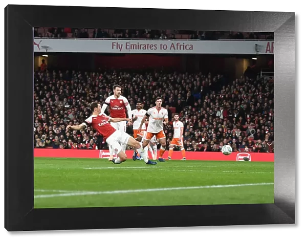 Stephan Lichtsteiner Scores for Arsenal Against Blackpool in Carabao Cup