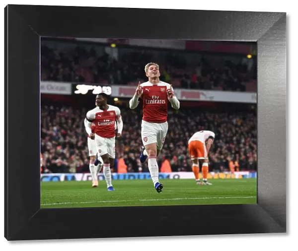 Emile Smith Rowe Scores His Second Goal: Arsenal's Victory Over Blackpool in Carabao Cup 2018-19