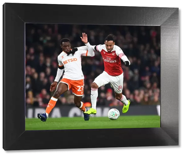 Aubameyang vs Bola: Intense Rivalry in Arsenal's Carabao Cup Clash against Blackpool