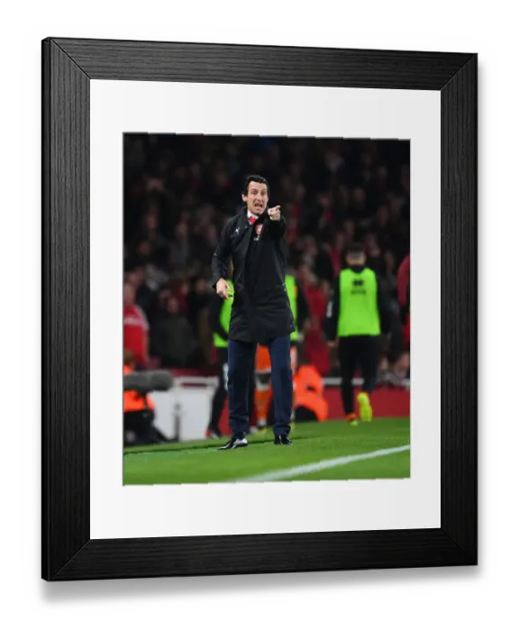 Framed Print : Unai Emery Leads Arsenal in Carabao Cup Clash Against Blackpool Framed Print : Unai Emery Leads Arsenal in Carabao Cup Clash Against Blackpool