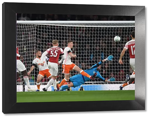 Emile Smith Rowe Scores His Second Goal: Arsenal's Victory over Blackpool in Carabao Cup 2018-19