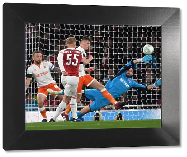 Emile Smith Rowe Scores Arsenal's Second Goal Against Blackpool in Carabao Cup