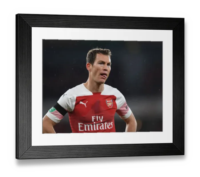 Framed Print : Stephan Lichtsteiner in Action: Arsenal vs Blackpool, Carabao Cup 2018-19 Framed Print : Stephan Lichtsteiner in Action: Arsenal vs Blackpool, Carabao Cup 2018-19