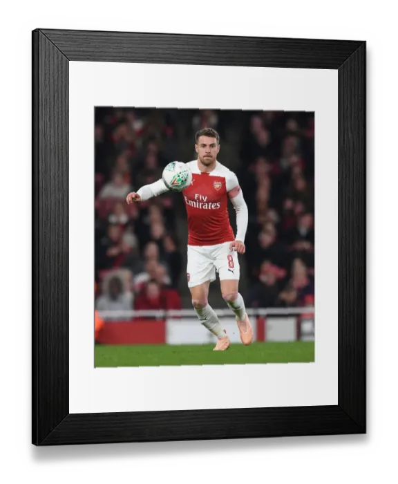 Framed Print : Aaron Ramsey in Action: Arsenal vs Blackpool, Carabao Cup 2018-19 Framed Print : Aaron Ramsey in Action: Arsenal vs Blackpool, Carabao Cup 2018-19