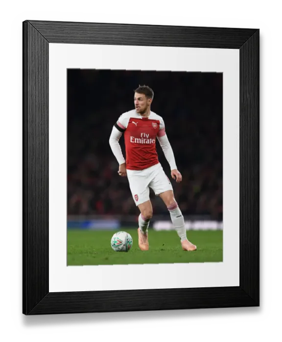 Framed Print : Aaron Ramsey in Action: Arsenal vs Blackpool, Carabao Cup 2018-19 Framed Print : Aaron Ramsey in Action: Arsenal vs Blackpool, Carabao Cup 2018-19