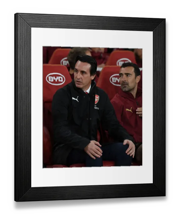Framed Print : Unai Emery: Arsenal Head Coach Ahead of Arsenal v Blackpool Carabao Cup Match Framed Print : Unai Emery: Arsenal Head Coach Ahead of Arsenal v Blackpool Carabao Cup Match