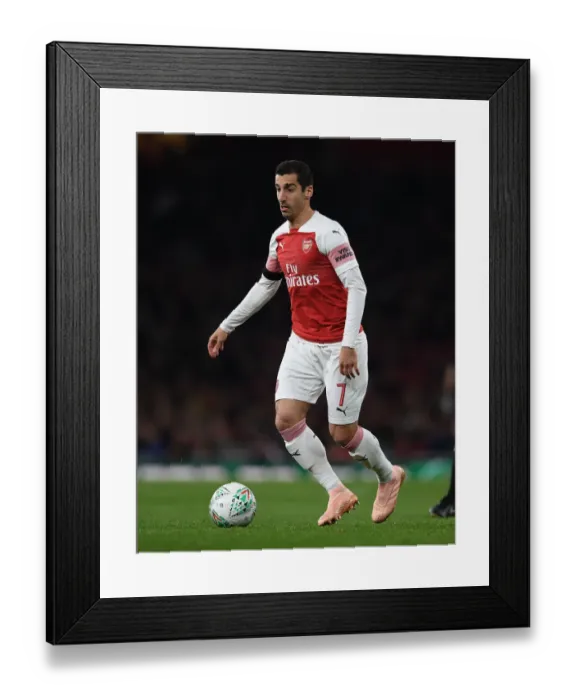 Framed Print : Mkhitaryan in Action: Arsenal vs Blackpool, Carabao Cup 2018-19 Framed Print : Mkhitaryan in Action: Arsenal vs Blackpool, Carabao Cup 2018-19