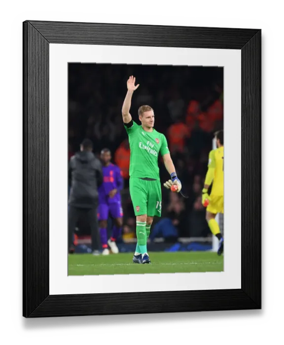 Framed Print : Bernd Leno: Arsenal's Wall Against Liverpool (2018-19) Framed Print : Bernd Leno: Arsenal's Wall Against Liverpool (2018-19)