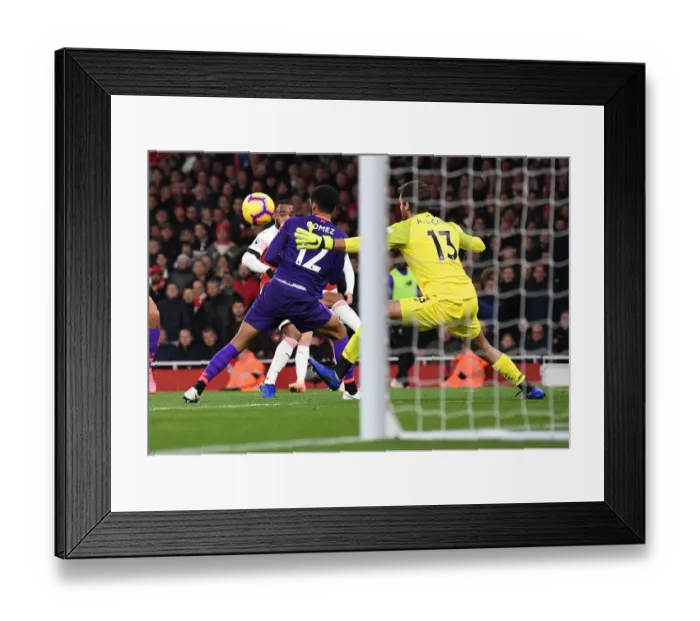 Framed Print : Alexandre Lacazette's Thrilling Winner: Arsenal vs. Liverpool, Premier League 2018-19