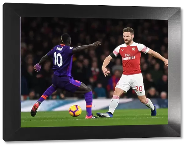 Mustafi vs Mane: Intense Battle at Emirates Stadium - Arsenal vs Liverpool (2018-19)