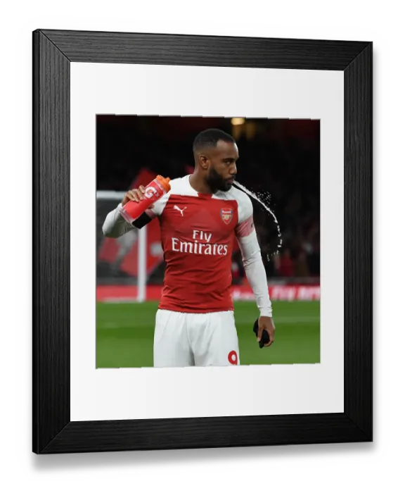 Framed Print : Alexandre Lacazette: Arsenal's Deadly Weapon in the Premier League Clash Against Liverpool (2018-19) Framed Print : Alexandre Lacazette: Arsenal's Deadly Weapon in the Premier League Clash Against Liverpool (2018-19)