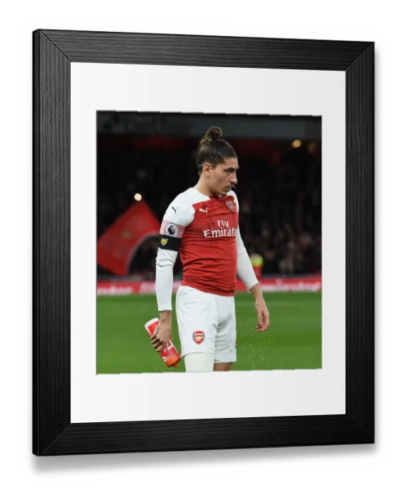 Framed Print : Gearing Up: Hector Bellerin's Determination Ahead of Arsenal vs. Liverpool (2018-19) Framed Print : Gearing Up: Hector Bellerin's Determination Ahead of Arsenal vs. Liverpool (2018-19)