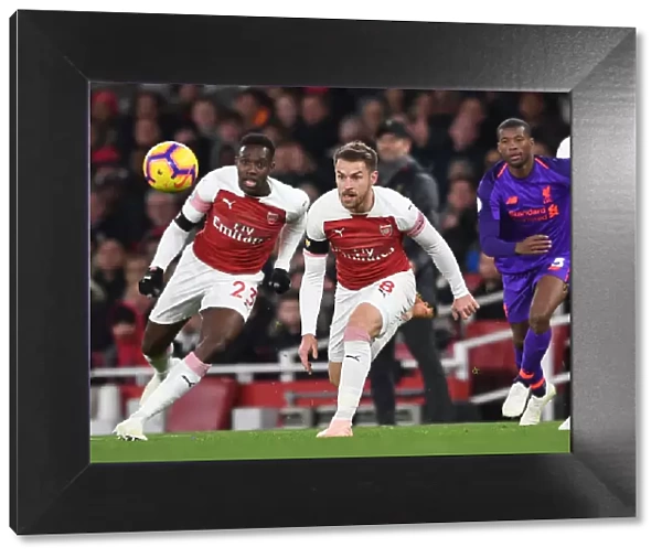 Aaron Ramsey in Action: Arsenal vs. Liverpool, Premier League 2018-19