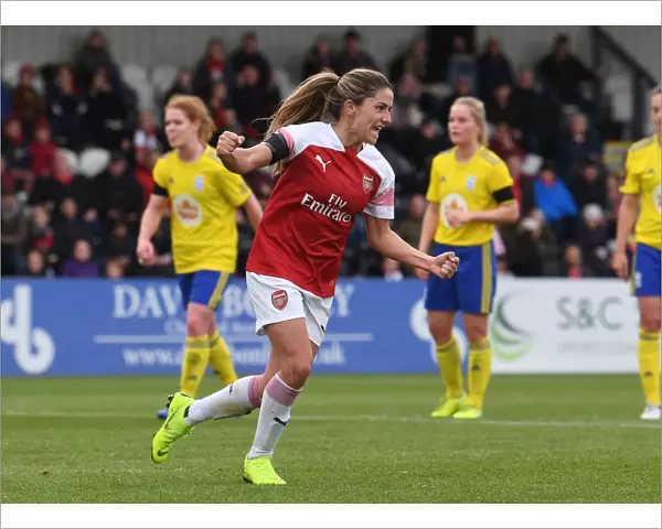 Danielle van de Donk Scores Penalty for Arsenal Women Against Birmingham City