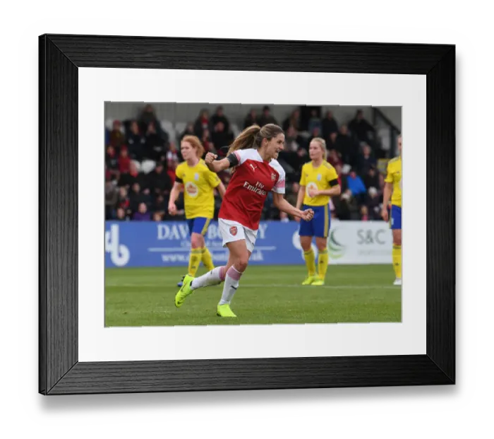 Framed Print : Danielle van de Donk Scores Penalty for Arsenal Women Against Birmingham City Framed Print : Danielle van de Donk Scores Penalty for Arsenal Women Against Birmingham City