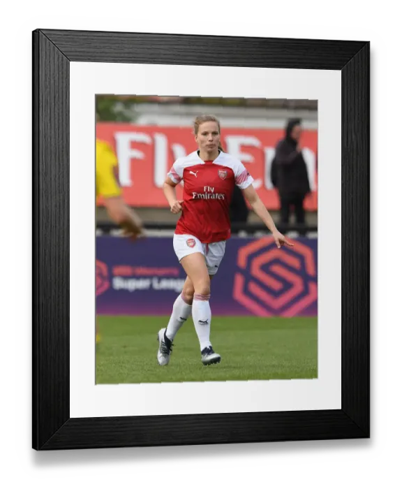 Framed Print : Arsenal's Tabea Kemme in Action against Birmingham Ladies (WSL 2018-19)