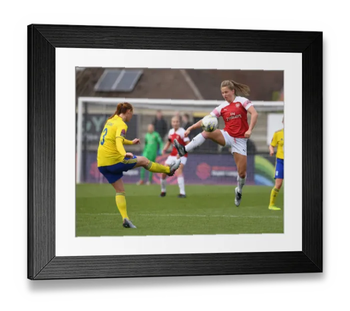 Framed Print : Arsenal Women vs Birmingham Ladies: A Star-Studded Clash - Tabea Kemme vs Meaghan Sargeant Framed Print : Arsenal Women vs Birmingham Ladies: A Star-Studded Clash - Tabea Kemme vs Meaghan Sargeant