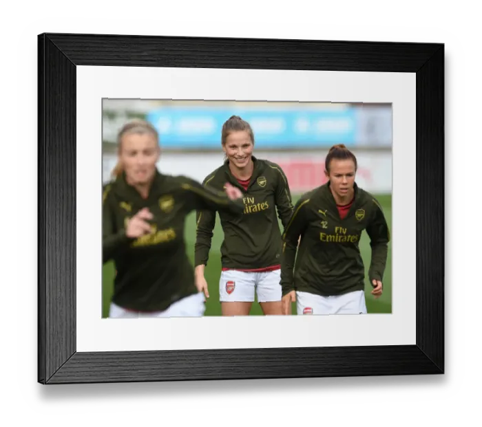 Framed Print : Arsenal's Tabea Kemme Gears Up: Intense Training for Birmingham Showdown