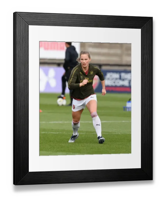 Framed Print : Arsenal's Tabea Kemme Gears Up for Battle: Arsenal Women vs. Birmingham City Framed Print : Arsenal's Tabea Kemme Gears Up for Battle: Arsenal Women vs. Birmingham City