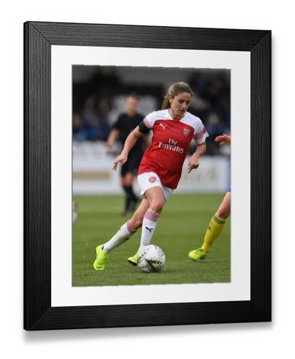 Framed Print : Danielle van de Donk in Action: Arsenal Women vs Birmingham City (2018-19)