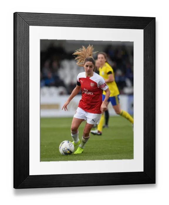 Framed Print : Danielle van de Donk in Action: Arsenal Women vs Birmingham City (2018-19)