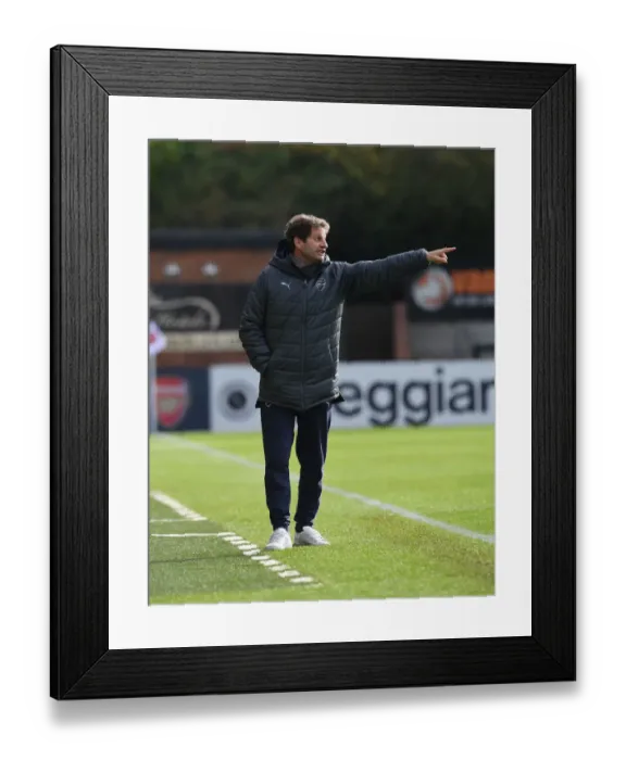 Framed Print : Joe Montemurro Leads Arsenal Women in WSL Match Against Birmingham Ladies Framed Print : Joe Montemurro Leads Arsenal Women in WSL Match Against Birmingham Ladies