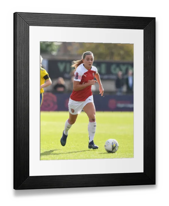 Framed Print : Katie McCabe in Action: Arsenal Women vs. Birmingham City Ladies