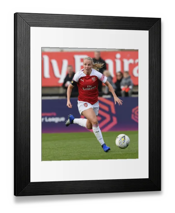 Framed Print : Arsenal's Beth Mead in Action: Arsenal Women vs. Birmingham Ladies (2018-19)