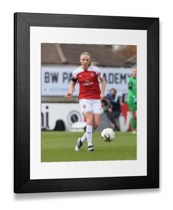 Framed Print : Louise Quinn in Action: Arsenal Women vs Birmingham City (2018-19)