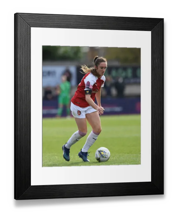 Framed Print : Arsenal's Lisa Evans in Action: Arsenal Women vs. Birmingham City Ladies (WSL 2018-19)