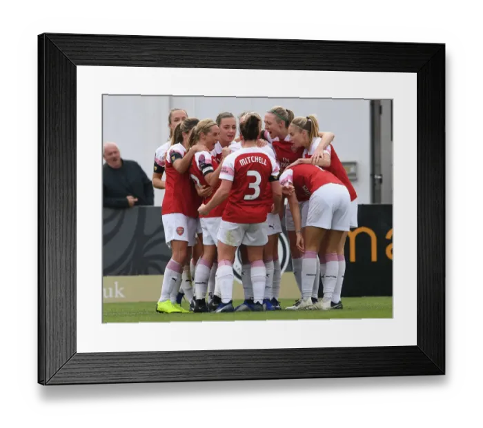 Framed Print : Jordan Nobbs Scores First Goal: Arsenal Women vs. Birmingham City Ladies, 2018-19