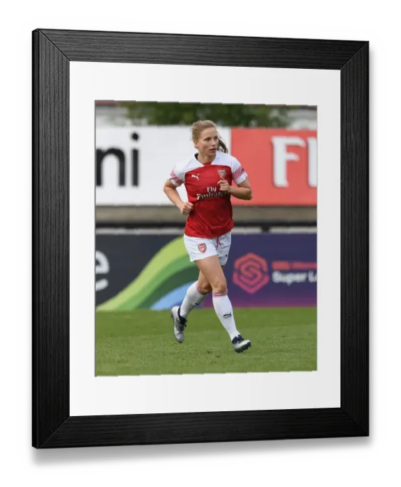 Framed Print : Arsenal's Tabea Kemme in Action: Arsenal Women vs. Birmingham City Ladies (WSL 2018-19)