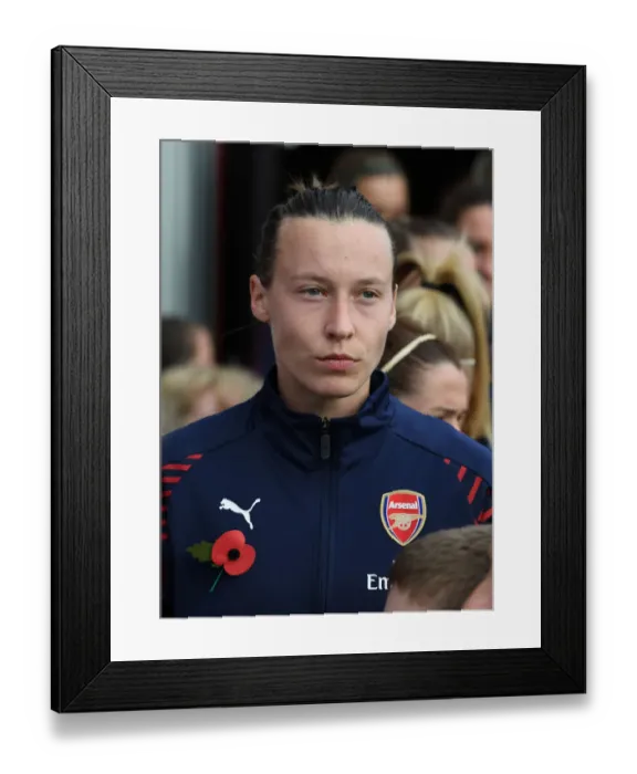 Framed Print : Arsenal's Pauline Peyraud-Magnin Prepares for WSL Clash Against Birmingham Ladies Framed Print : Arsenal's Pauline Peyraud-Magnin Prepares for WSL Clash Against Birmingham Ladies