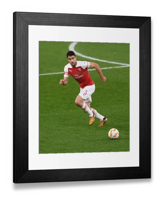 Framed Print : Sokratis in Action: Arsenal vs. Sporting CP, UEFA Europa League Framed Print : Sokratis in Action: Arsenal vs. Sporting CP, UEFA Europa League