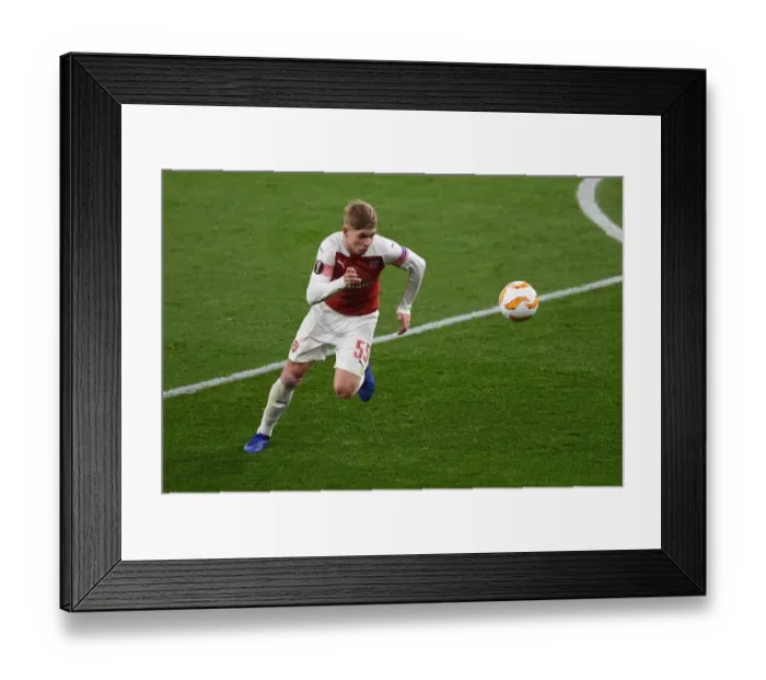 Framed Print : Emile Smith Rowe in Action: Arsenal vs. Sporting CP, UEFA Europa League, Emirates Stadium Framed Print : Emile Smith Rowe in Action: Arsenal vs. Sporting CP, UEFA Europa League, Emirates Stadium