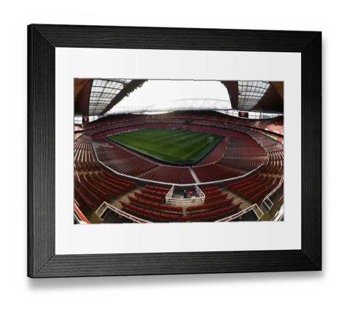 Framed Print : Arsenal at Emirates Stadium: Pre-Match Atmosphere vs Sporting CP, UEFA Europa League (2018-19)