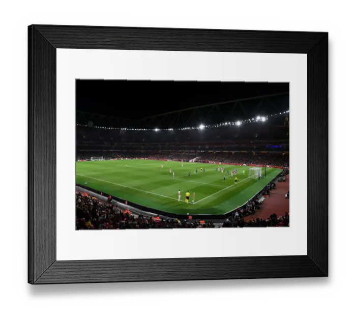 Framed Print : Arsenal's Emirates Stadium: Europa League Battle Against Sporting CP