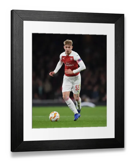 Framed Print : Emile Smith Rowe Shines: Arsenal's Standout Performance Against Sporting CP, UEFA Europa League