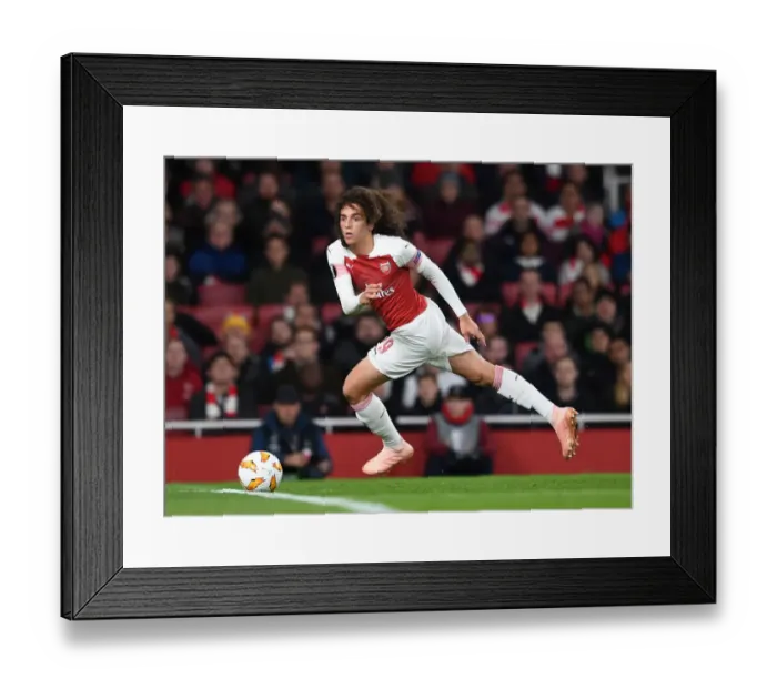 Framed Print : Matteo Guendouzi: Arsenal's Midfield Marvel in Europa League Framed Print : Matteo Guendouzi: Arsenal's Midfield Marvel in Europa League