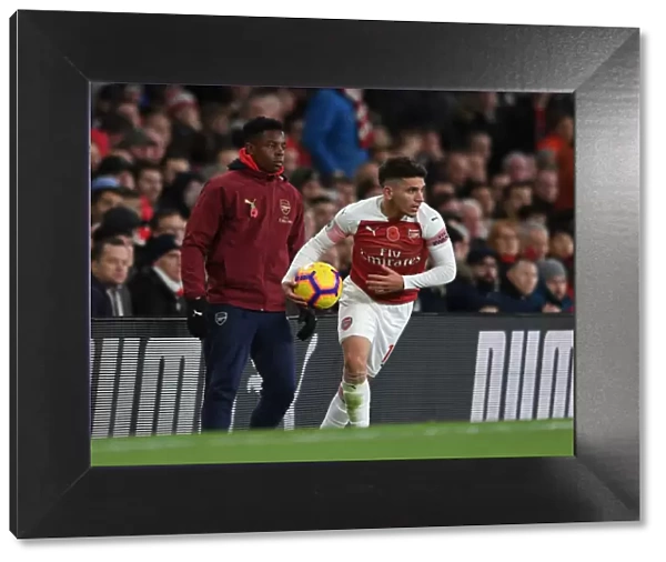 Lucas Torreira in Action: Arsenal vs. Wolverhampton Wanderers, Premier League 2018-19