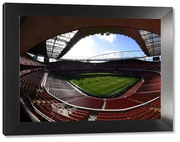LONDON, ENGLAND - NOVEMBER 11: A general view of Emirates Stadium the Premier League match between Arsenal FC
