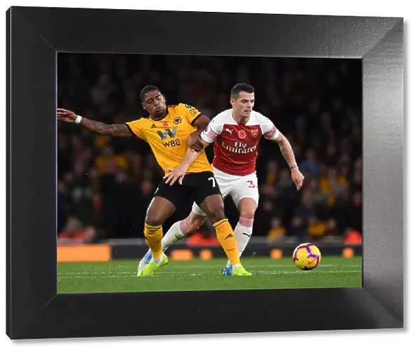 Clash of Midfielders: Xhaka vs Cavaleiro in Arsenal vs Wolverhampton Premier League Showdown