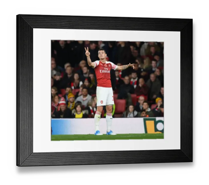 Framed Print : Granit Xhaka: Arsenal's Midfield Maestro in Action Against Wolverhampton Wanderers, Premier League 2018-19 Framed Print : Granit Xhaka: Arsenal's Midfield Maestro in Action Against Wolverhampton Wanderers, Premier League 2018-19