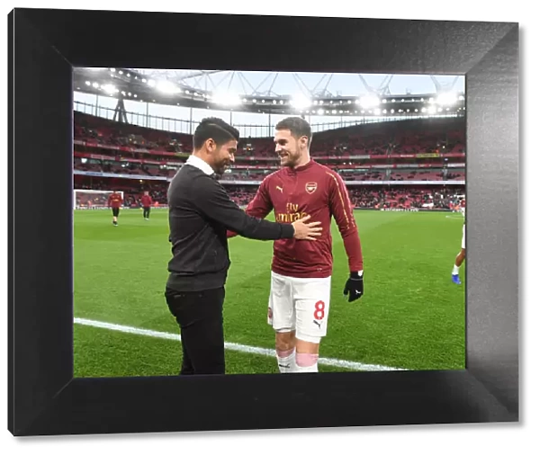 Arsenal Legends Eduardo and Ramsey Reunite Ahead of Arsenal vs. Wolverhampton Wanderers