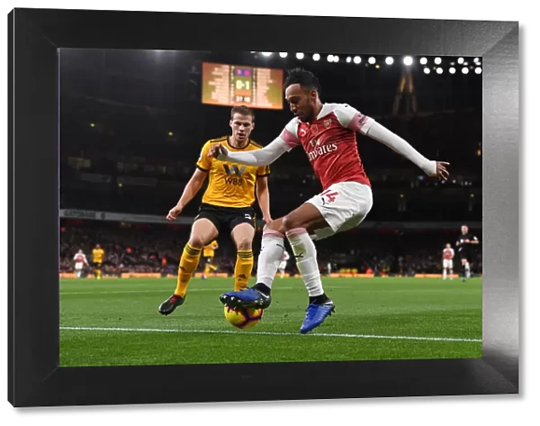 Arsenal's Aubameyang Clashes with Wolves Bennett in Premier League Showdown