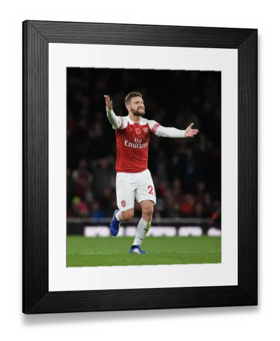 Framed Print : Mustafi's Unwavering Resolve: Arsenal's Defensive Shield vs. Wolverhampton Wanderers, 2018-19 Premier League Framed Print : Mustafi's Unwavering Resolve: Arsenal's Defensive Shield vs. Wolverhampton Wanderers, 2018-19 Premier League
